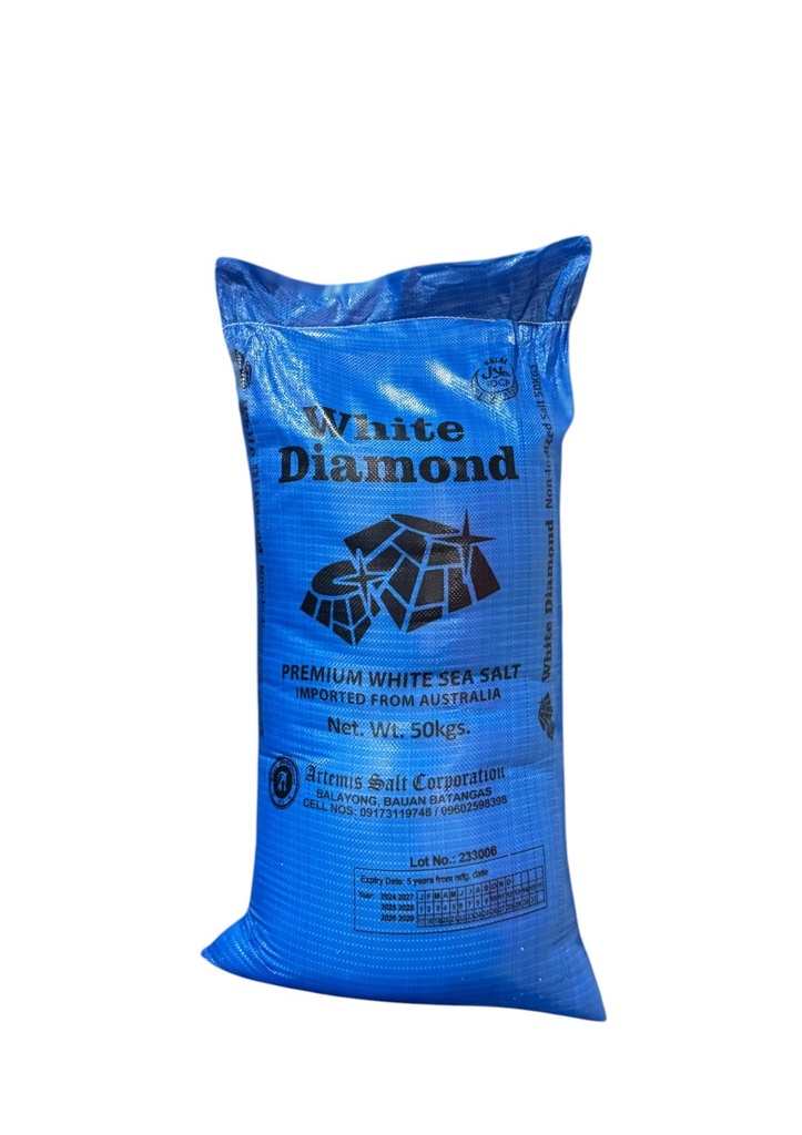 White Diamond Non iodized 50kgs pick up only in Cubao and North Fairview Warehouse 